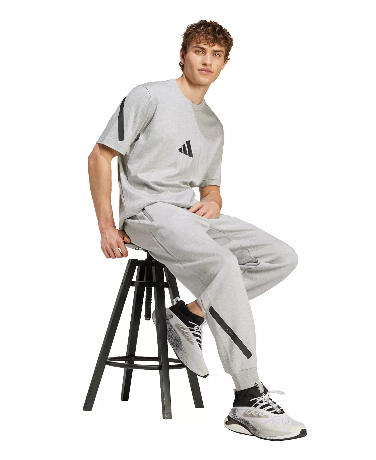 Men's Regular Fit T-Shirt - Gray heather - 2XL