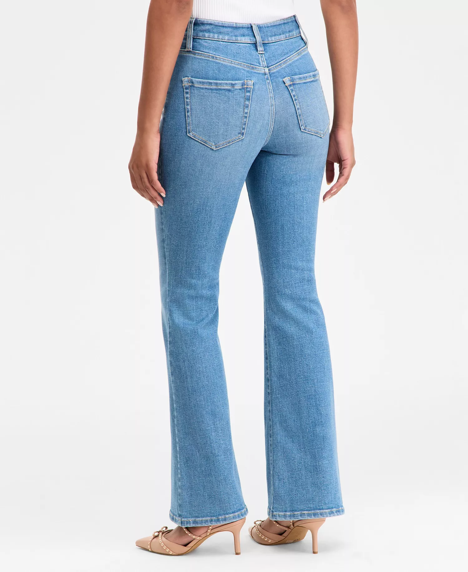 Women's High-Rise Flare-Leg Jeans, Macy's Exclusive - Crosby - 0P