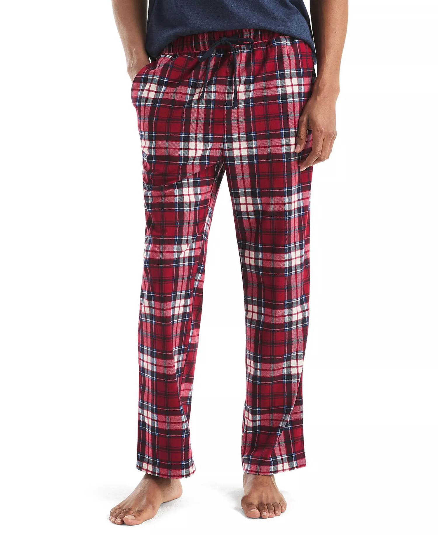 Men's Plaid Classic Pajama Pants - Rio Red - L