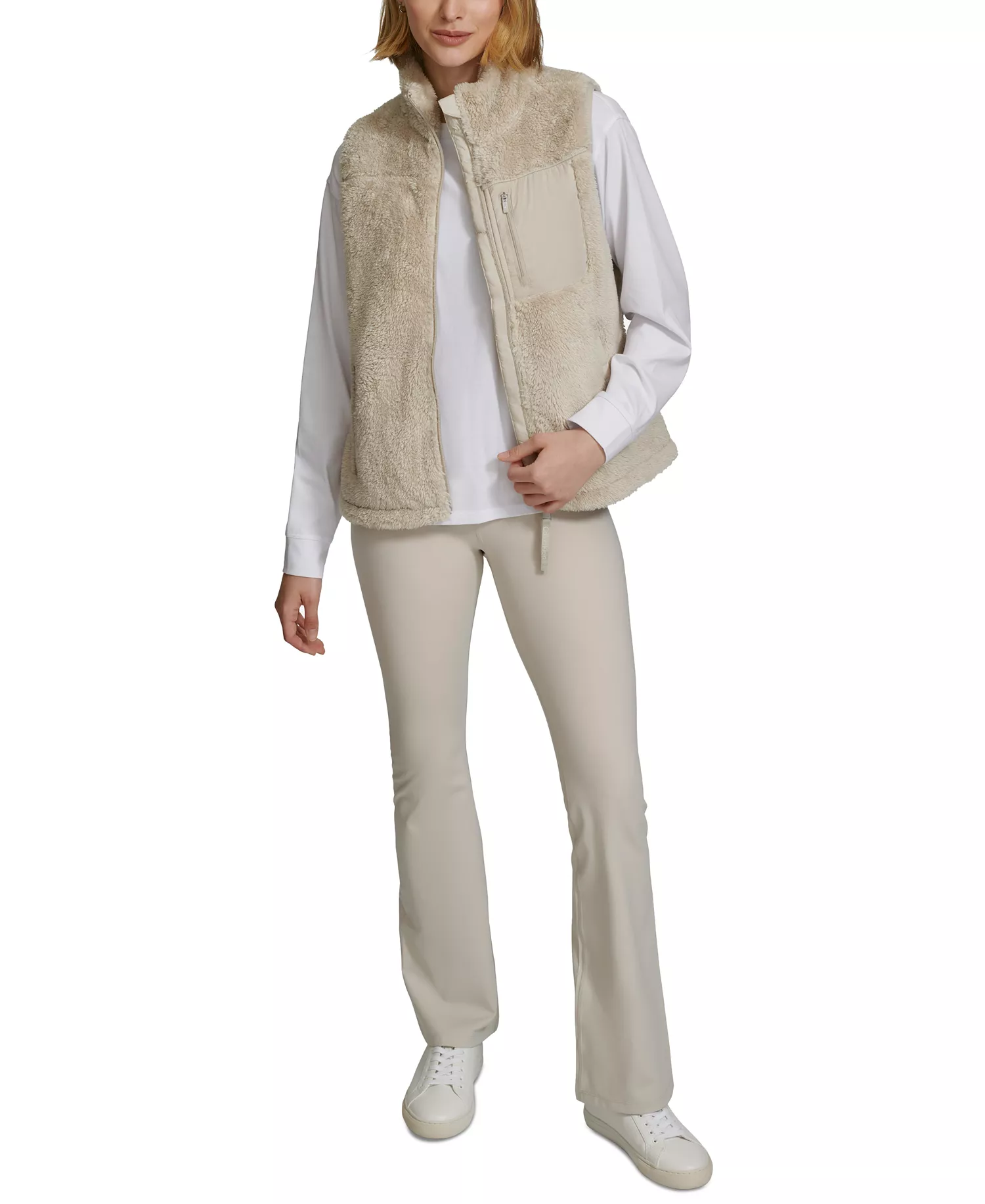 Performance Women's Sherpa Vest - Porcini - L