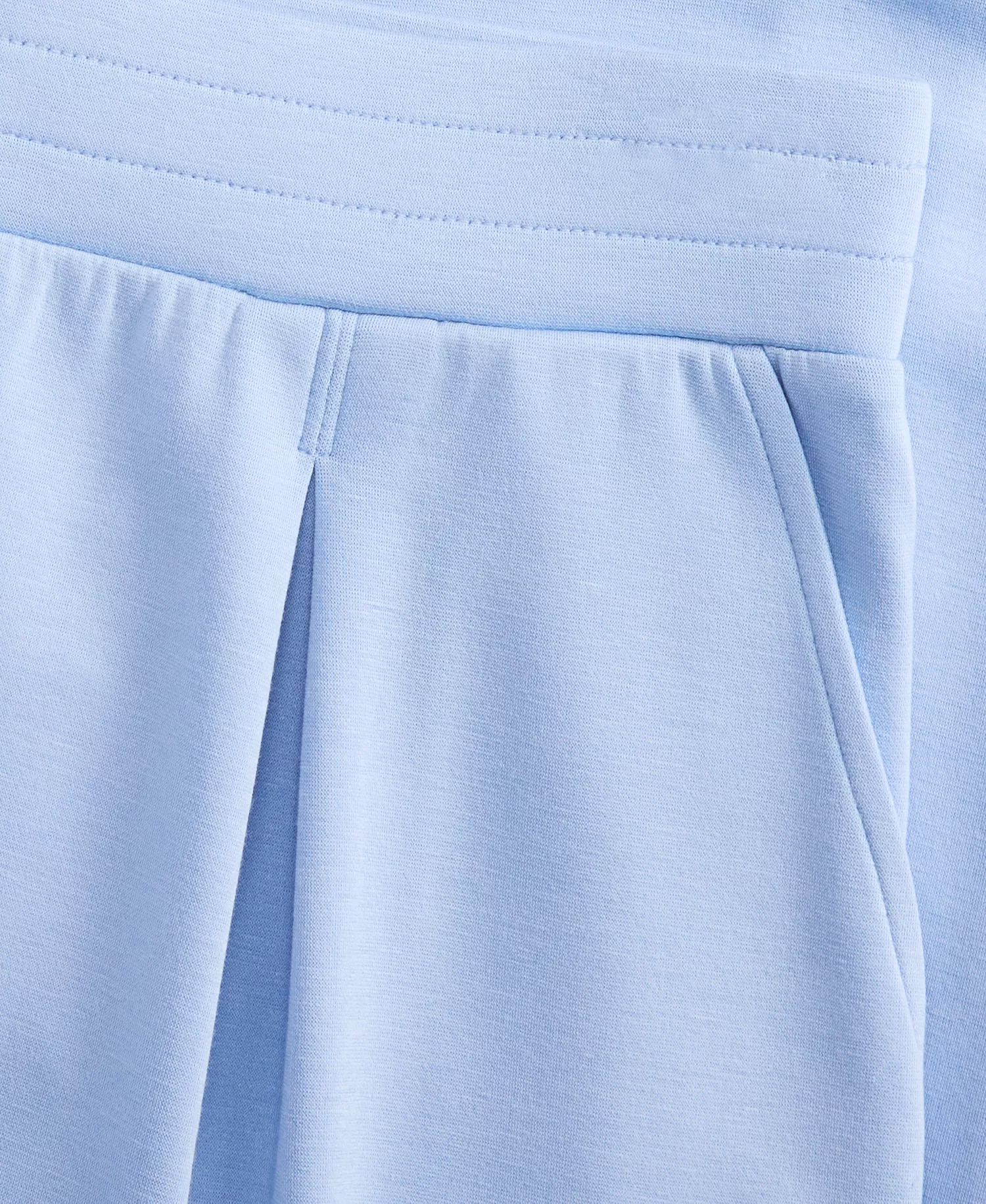 Petite High-Rise Wide-Leg Sweatpants, Macy's Exclusive   - Air Blue - P/L