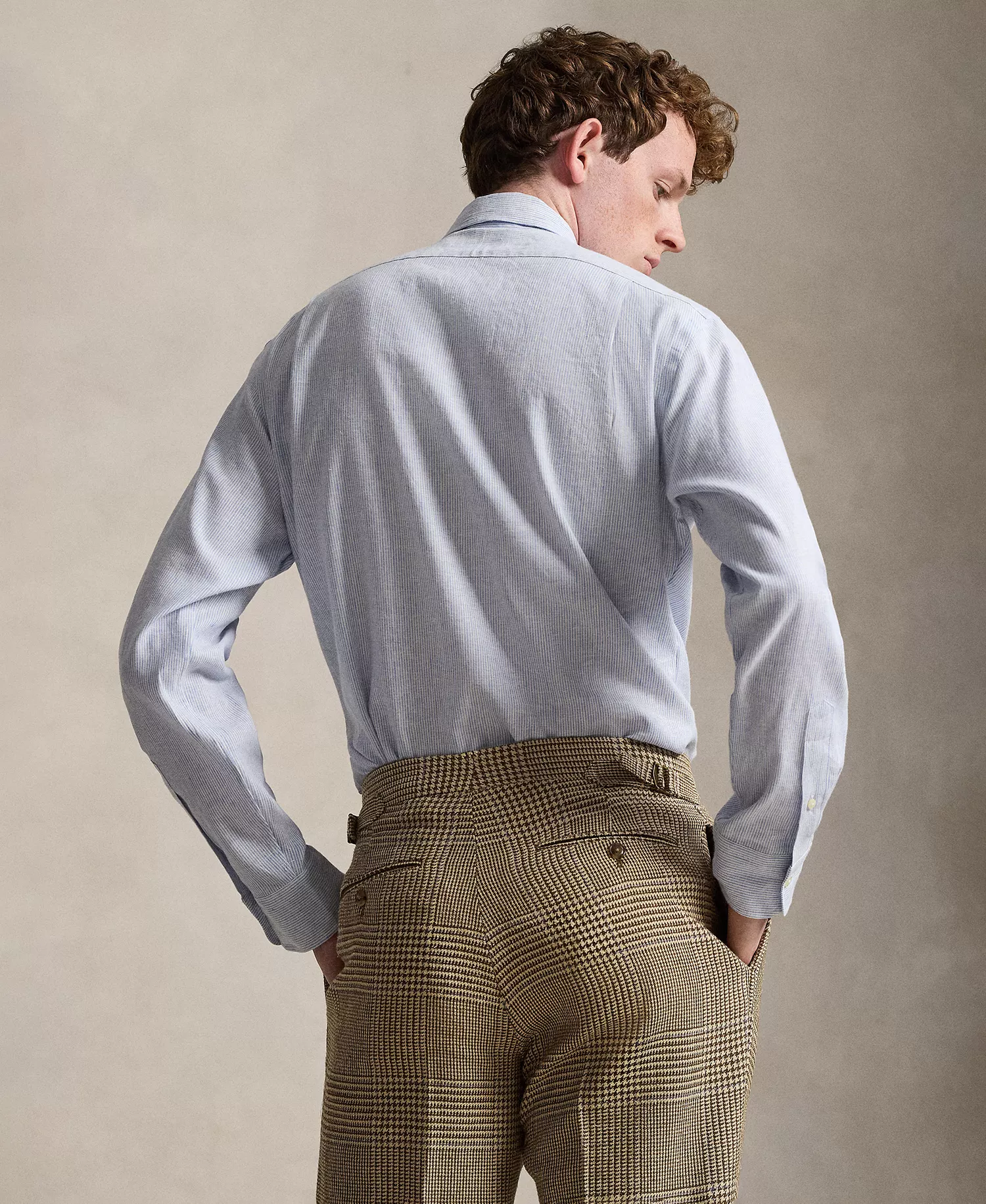 Men's Classic-Fit Striped Shirt - Cabana Blue White - 2XL