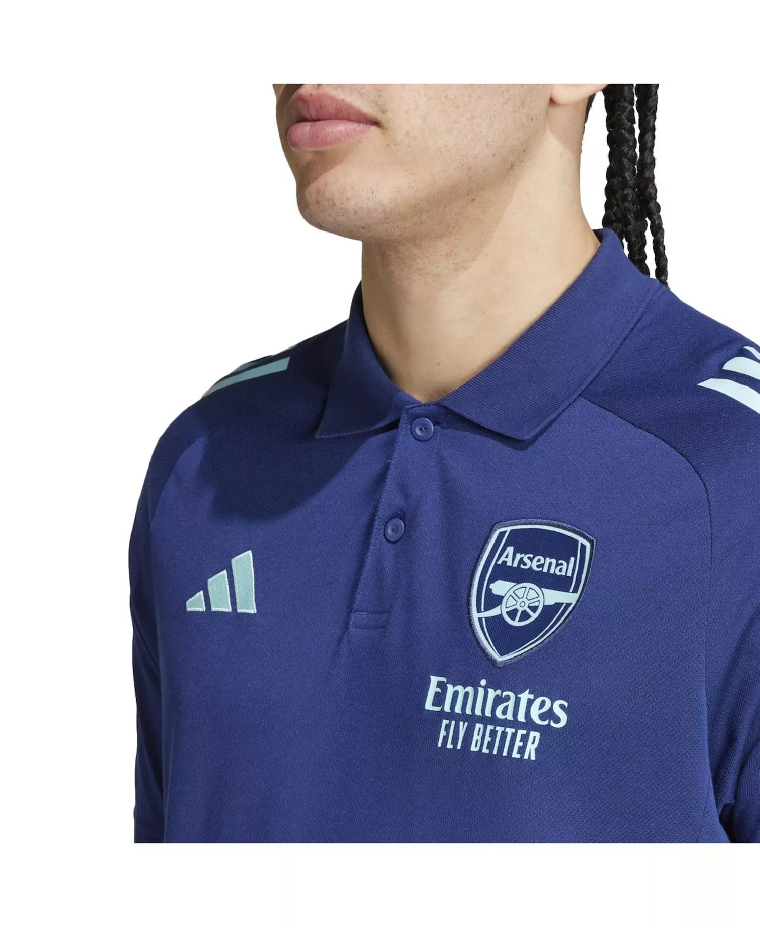 Men's Arsenal Tiro 24 Polo - Navy - S
