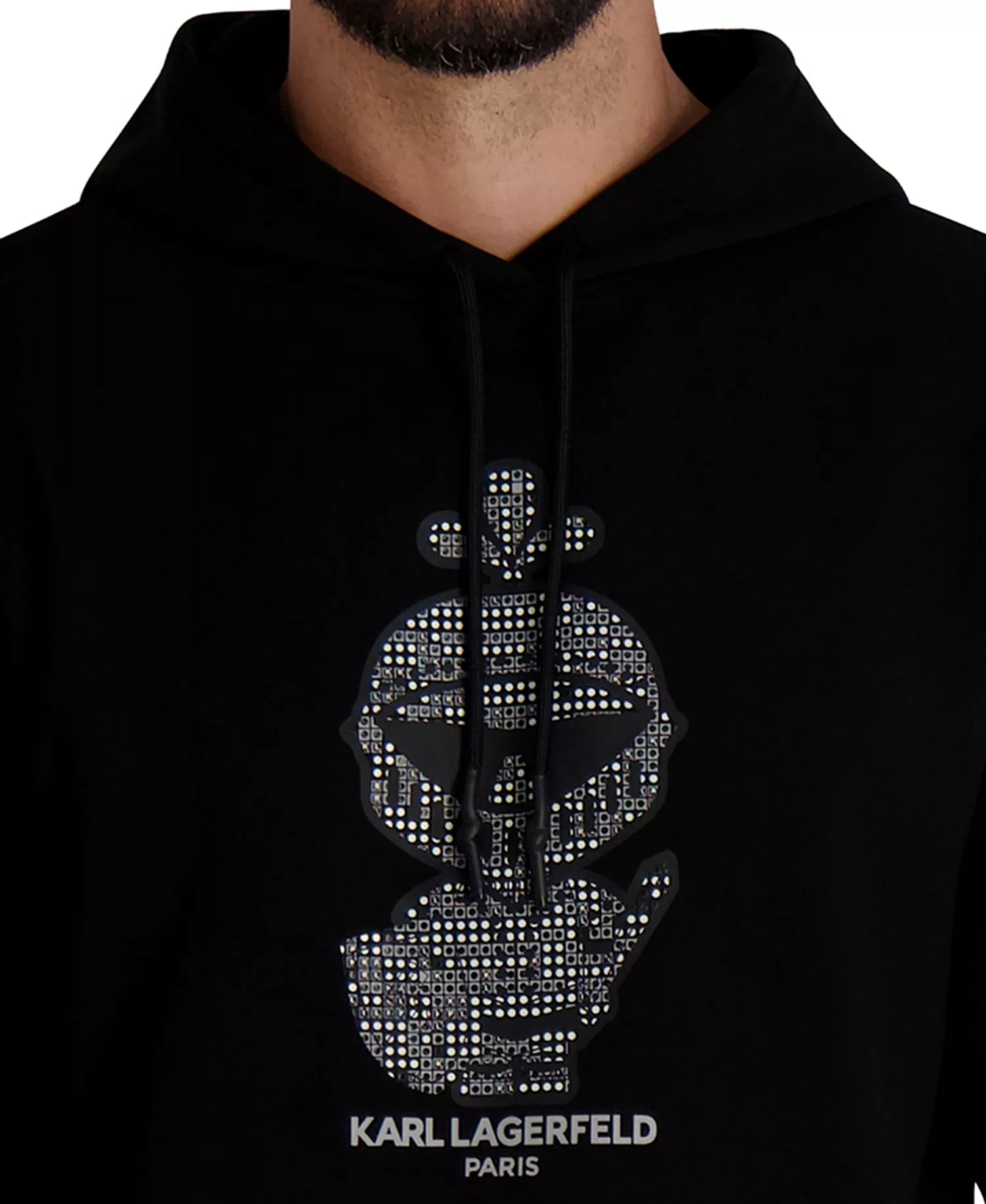 Men's Textured Armor Pull-On Sweatshirt - Black - 2XL