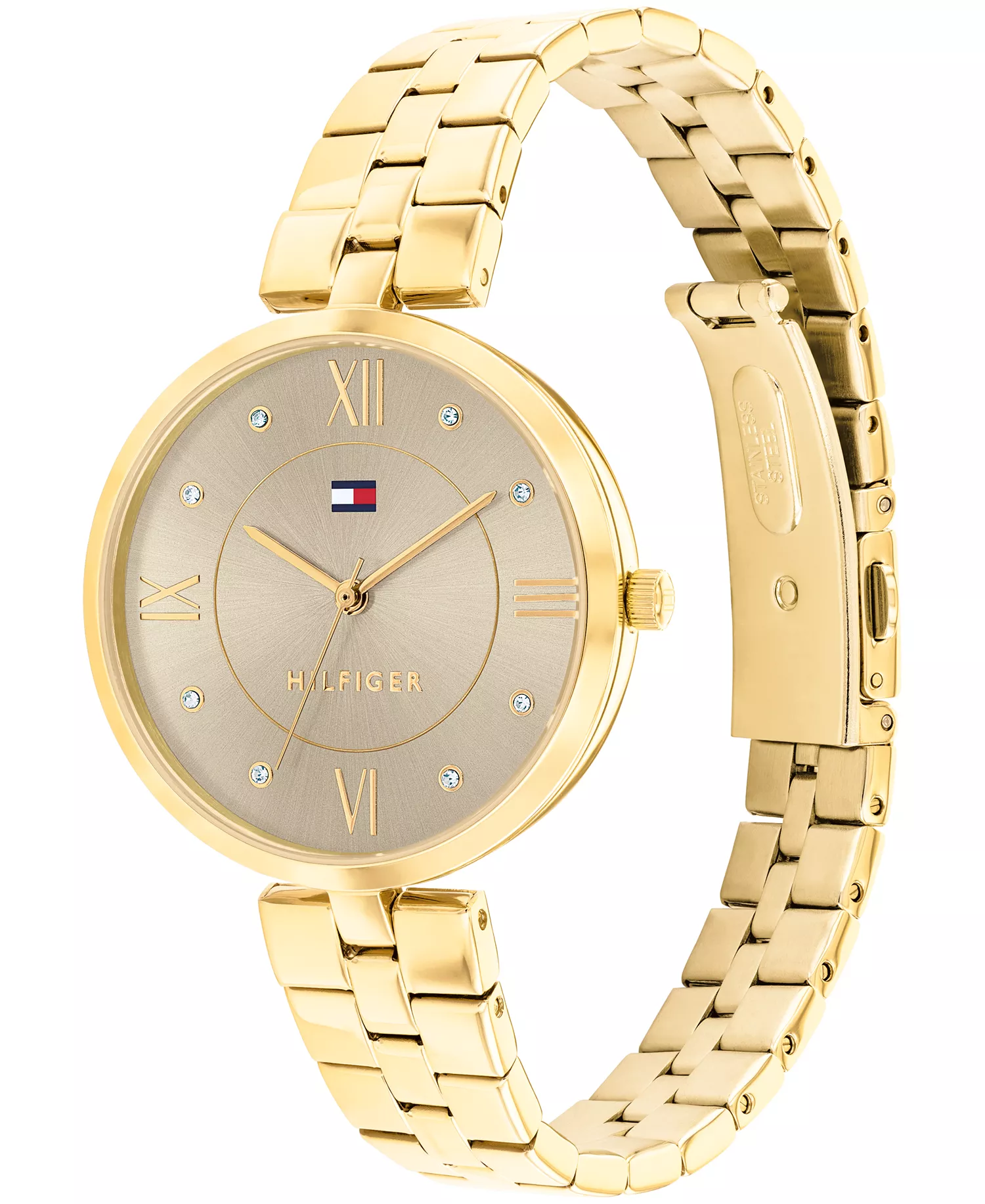 Women's Quartz Gold-Tone Stainless Steel Watch 34mm - Gold - One Size Fits All