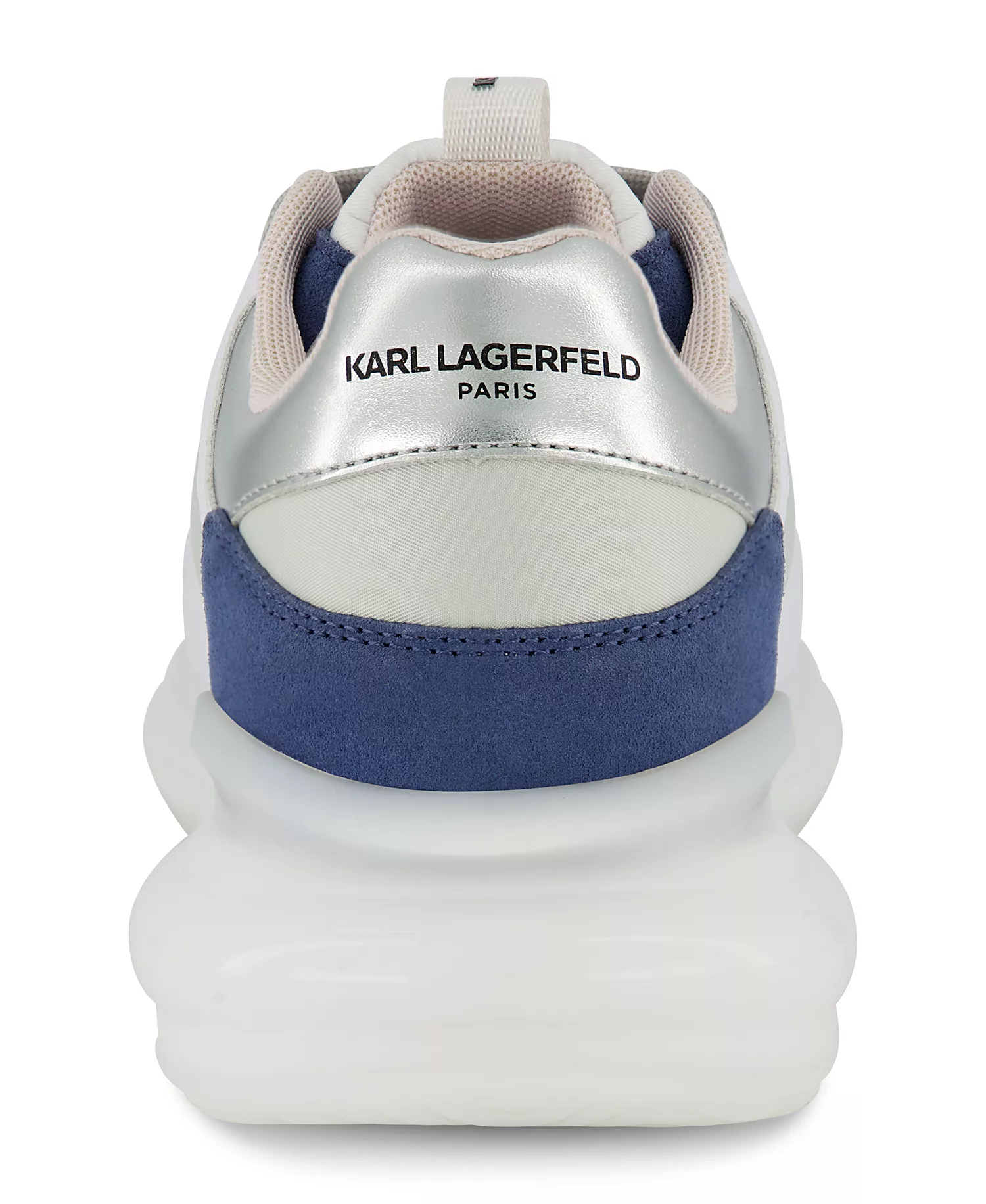 Men's Side Logo Head Patch Running Sneakers - Blue, White, Black - 11.5