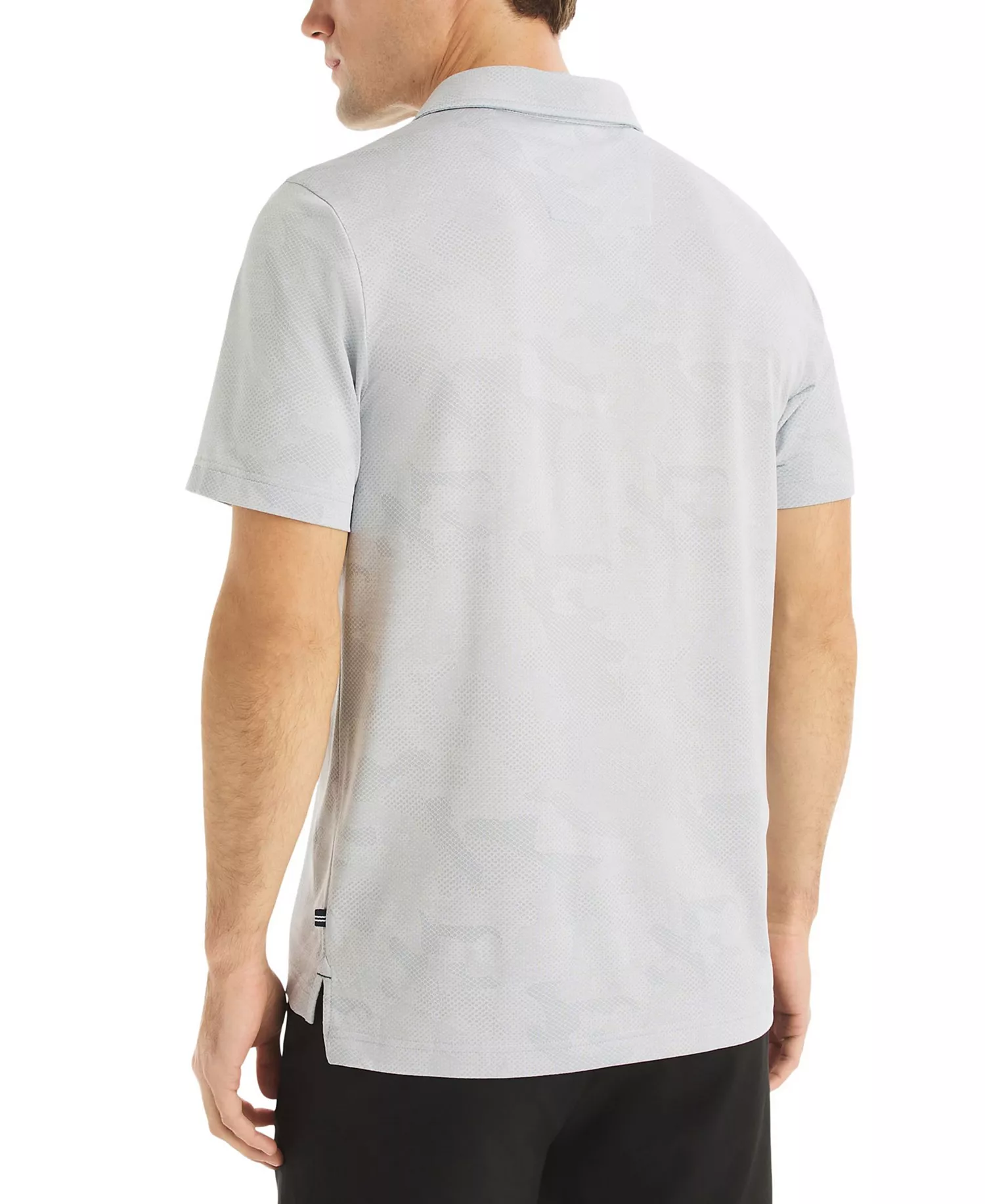 Men's Short-Sleeve Camo Jacquard Golf Polo Shirt - High Rise - L