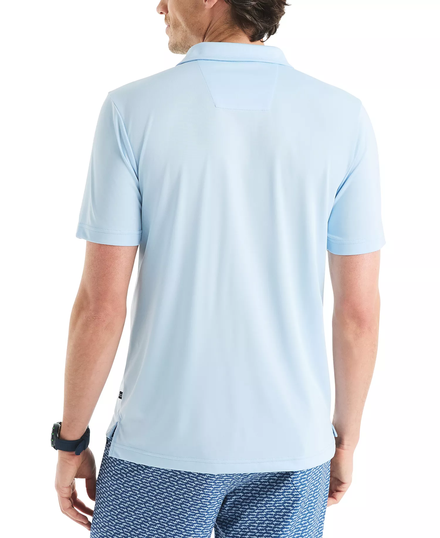 Men's Classic-Fit Moisture-Wicking Performance Golf Polo Shirt - Ice Blue - 2XL