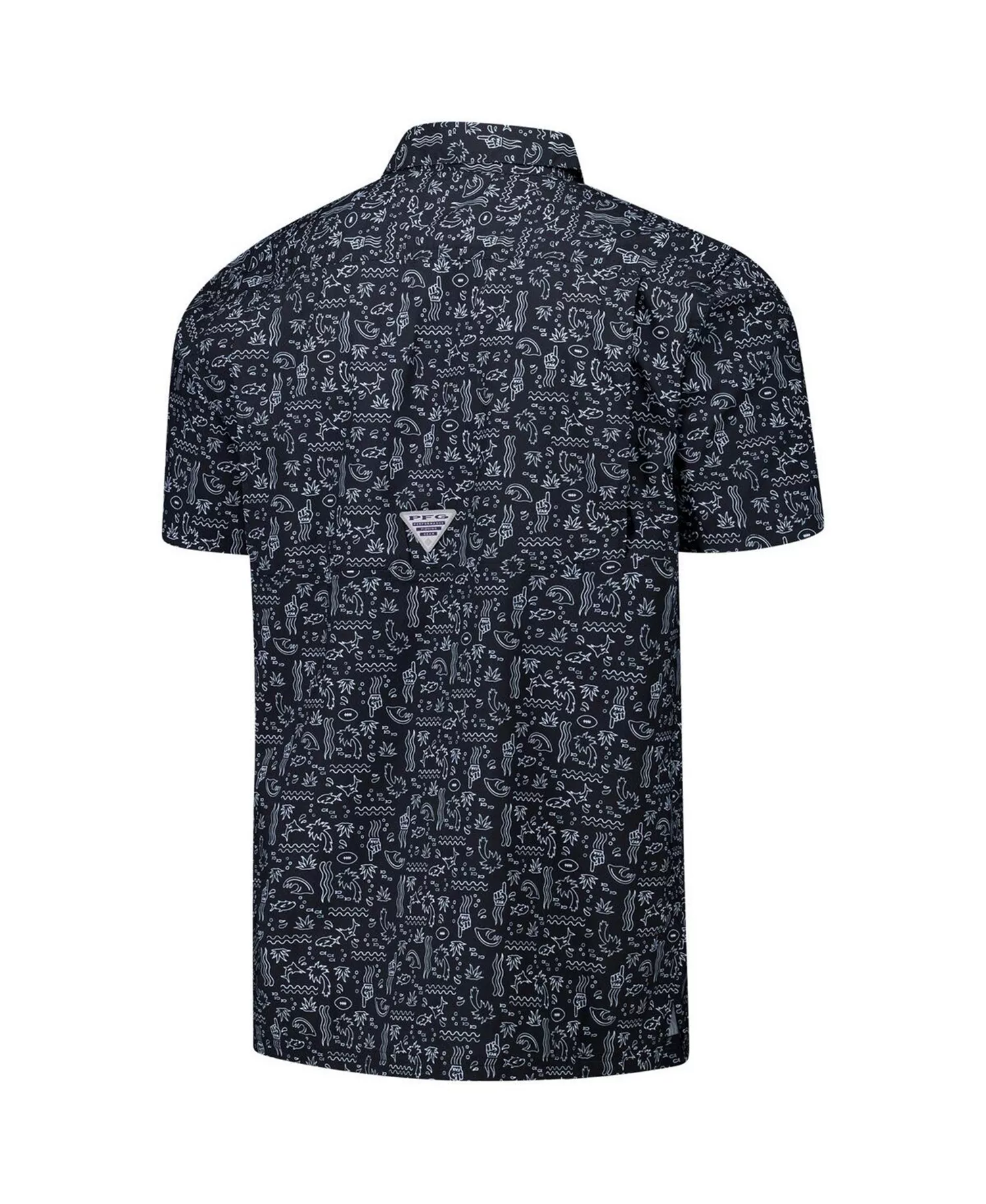 Men's Black Las Vegas Raiders Super Slack Tide Omni-Wick Button-Up Shirt - Black - M