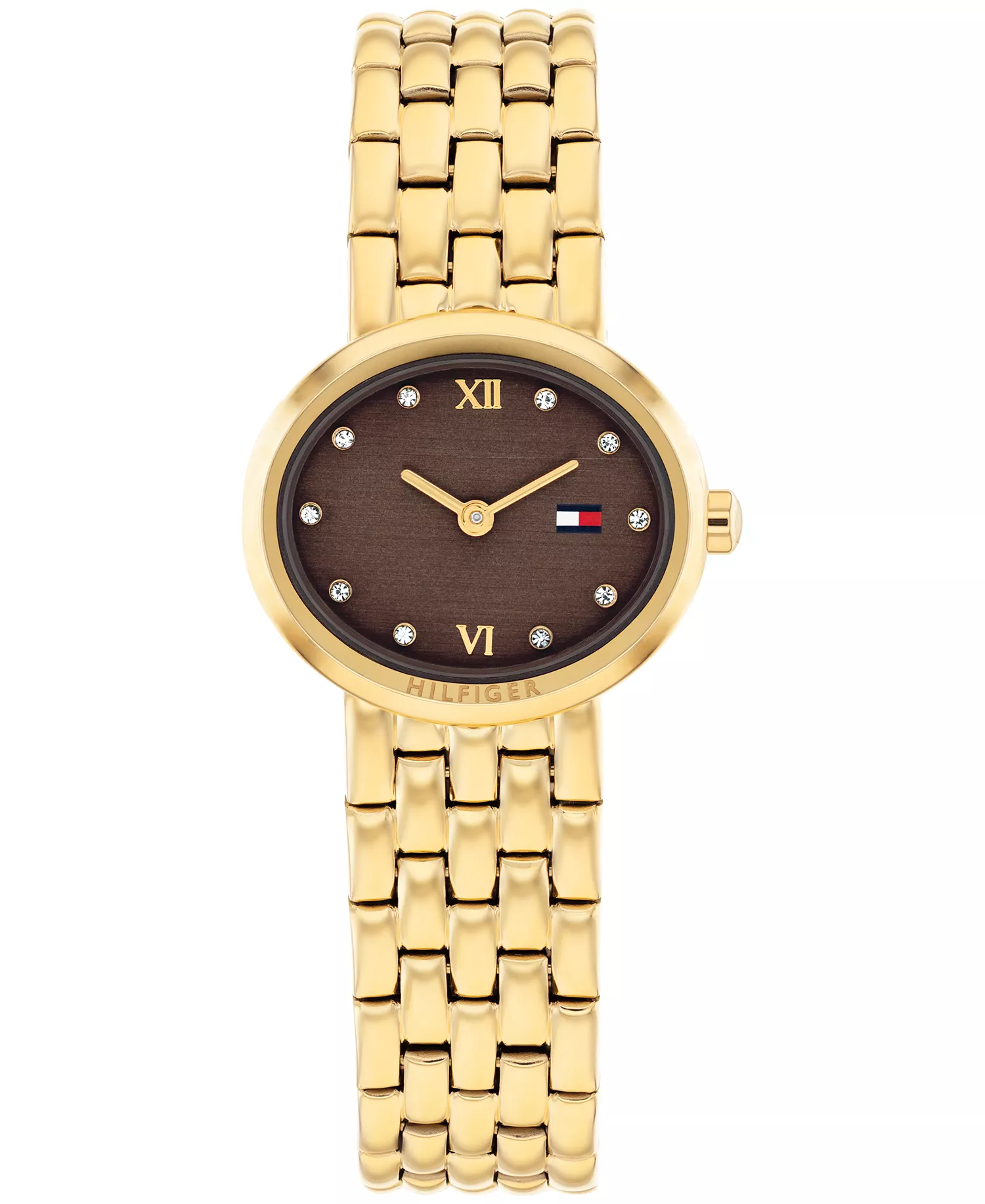 Women's Quartz Gold Tone Stainless Steel Bracelet Watch, 25mm - Gold - 25