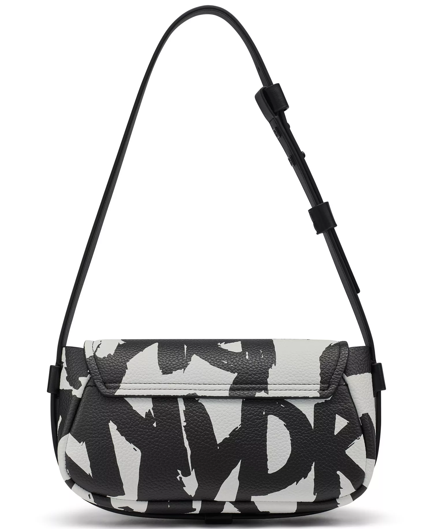 Women's Karlie Baguette Small Shoulder Bag - Optic White/Black - ONE SIZE