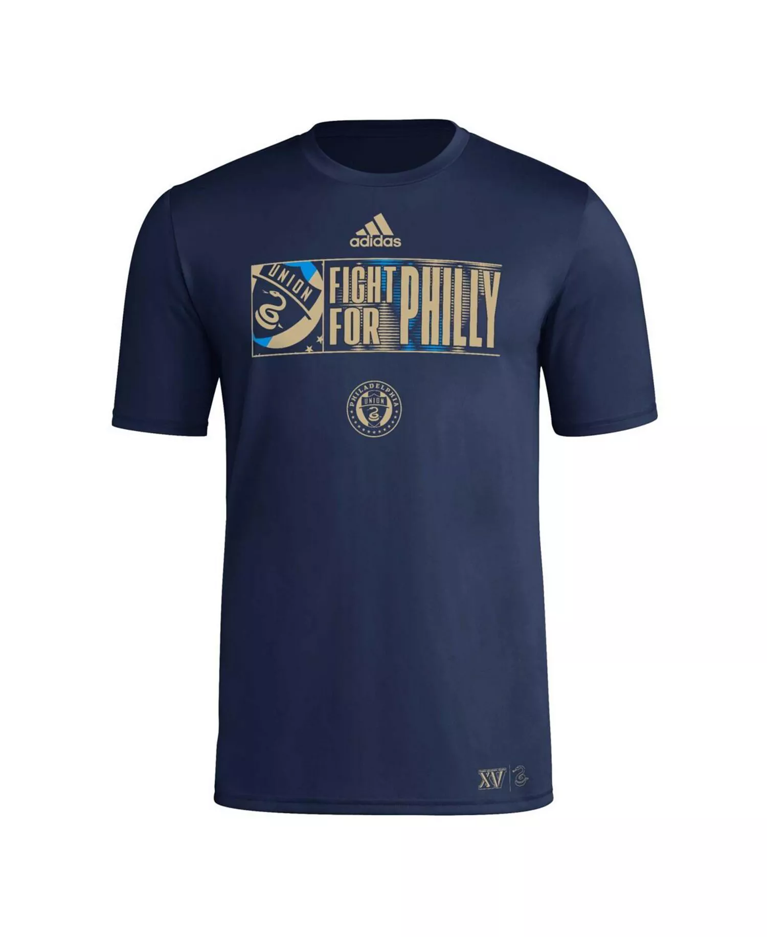 Men's Philadelphia Union 2024 Jersey Hook AEROREADY T-Shirt - Navy - L
