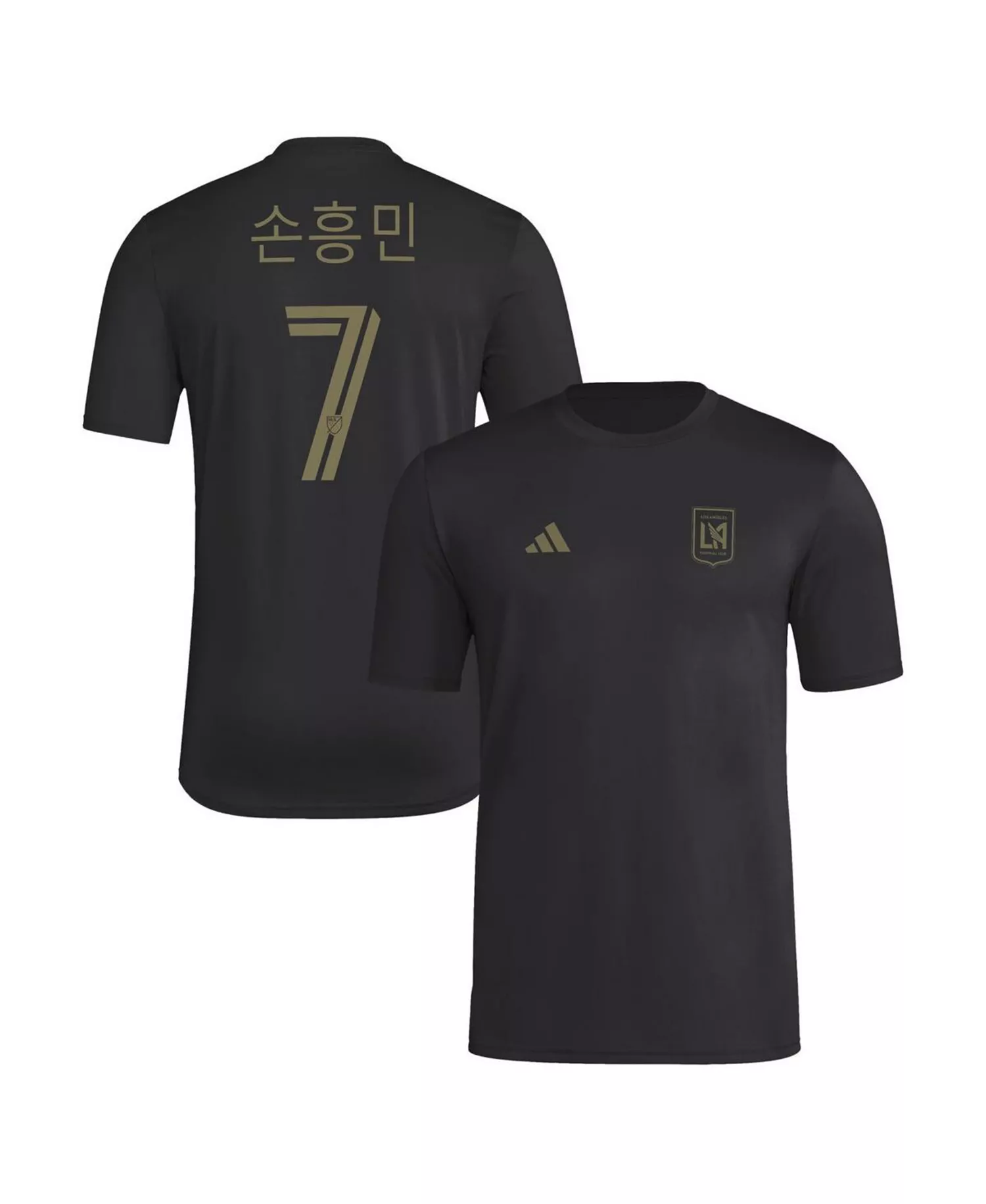 Men's Son Heung-Min Black LAFC Alternate Pre-Game T-Shirt - Black - 2XL