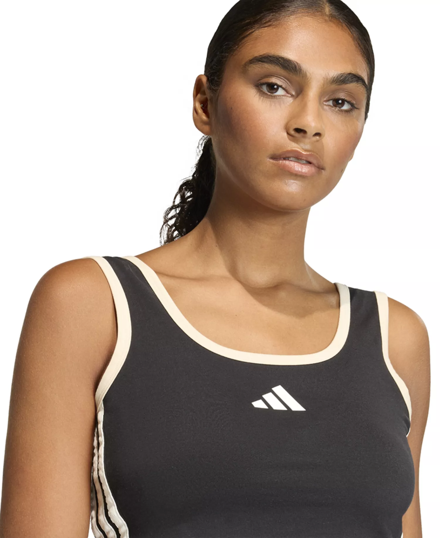 Women's Stadium Sportswear Tank Top - Black/crystal Linen/off White - 2XL