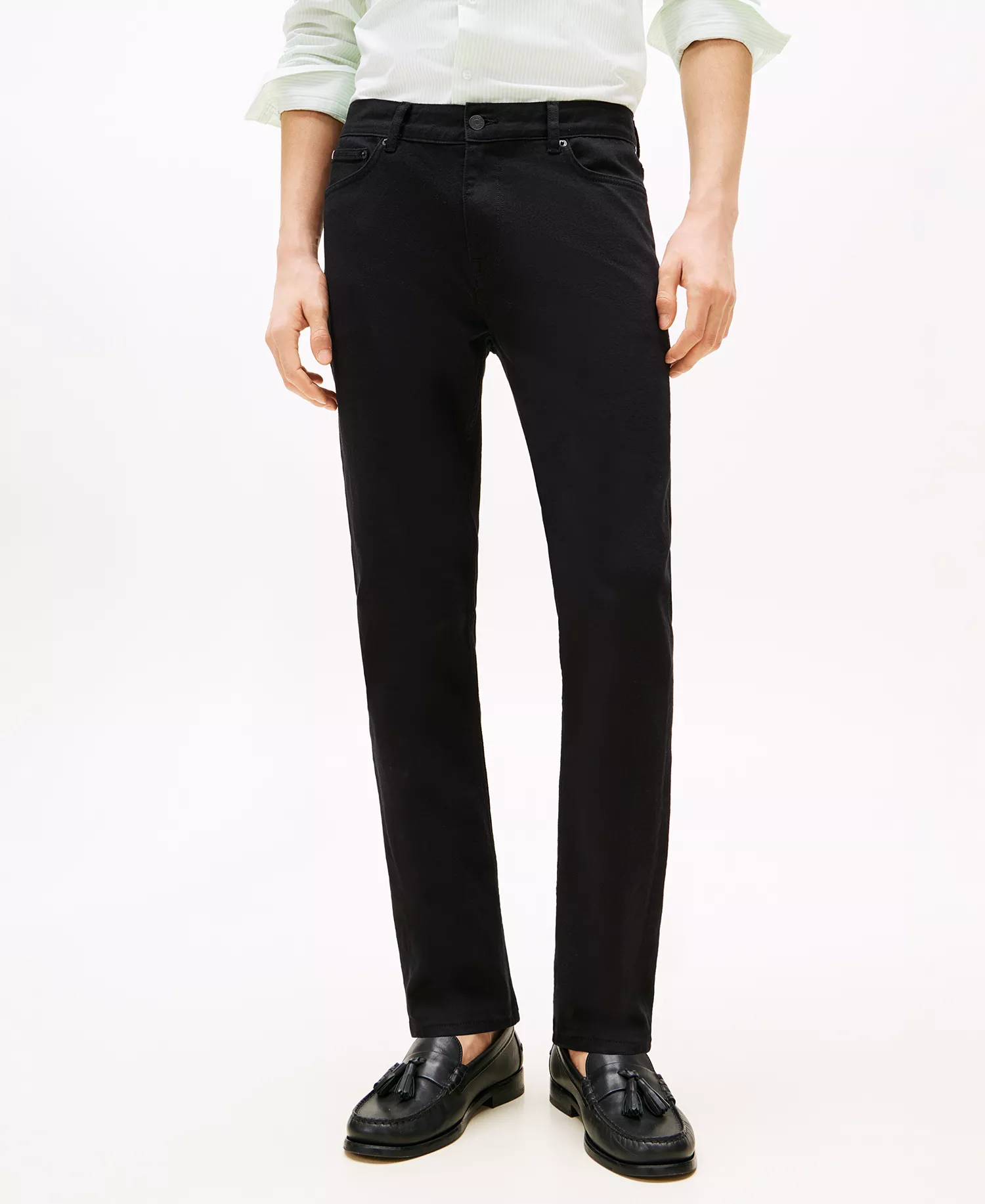 Men's Slim-Straight Denton Jeans - Black - 29x30