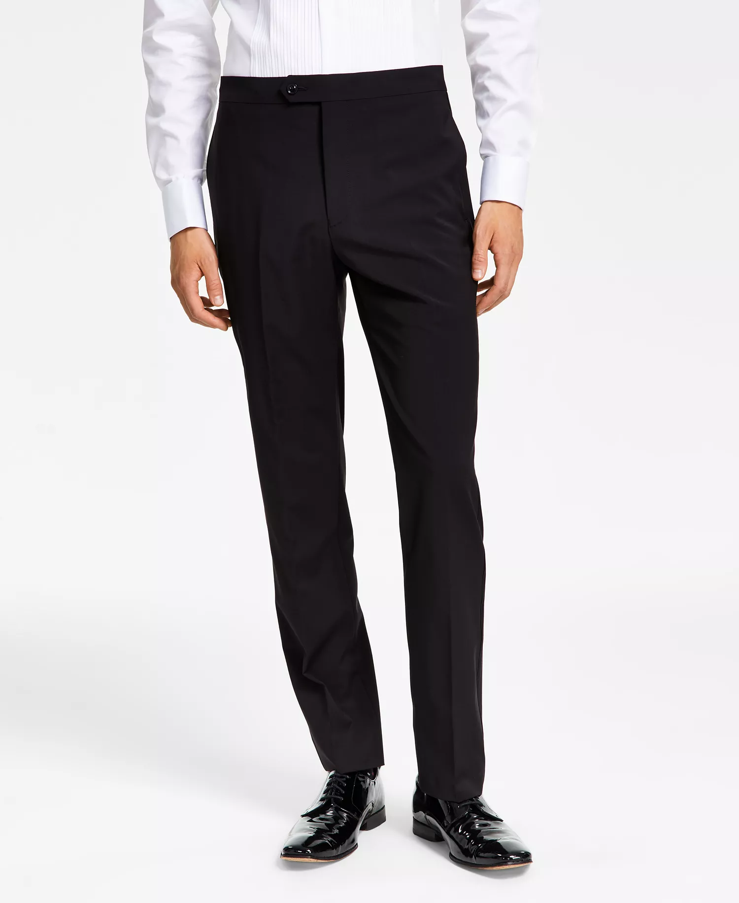 Men's Slim-Fit Infinite Stretch Black Tuxedo Pants - CLOSE OUT! - Black - 33x30